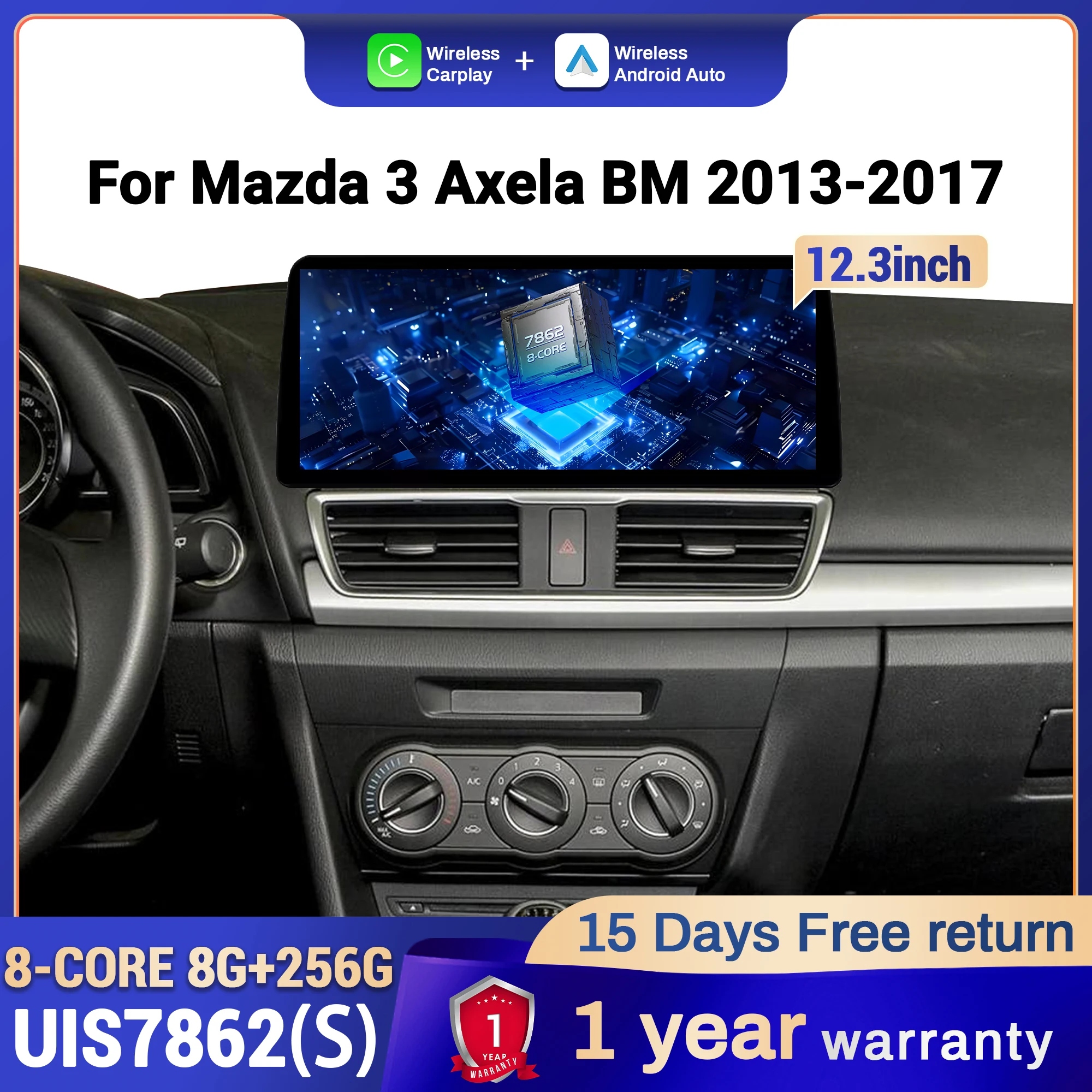 12.3 Inch Android 1…