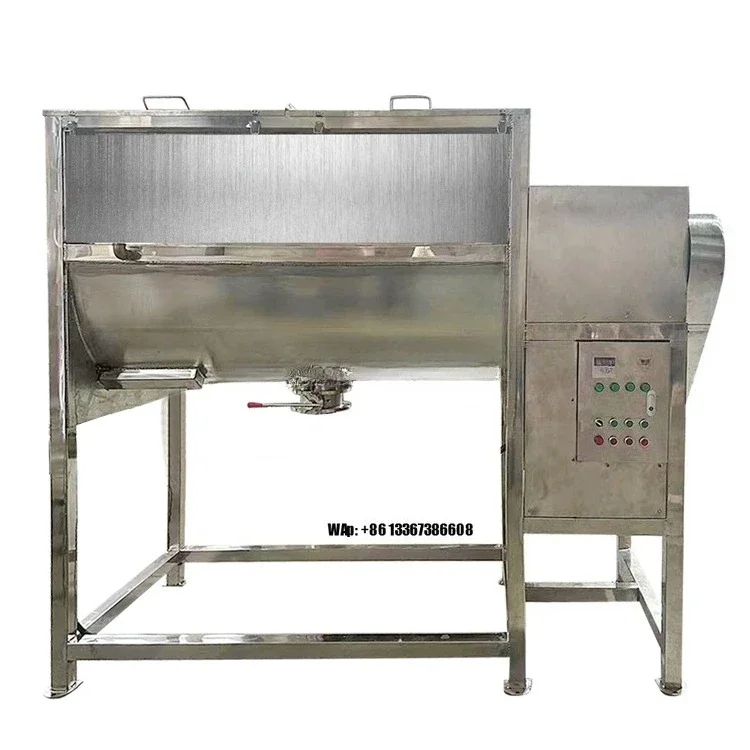 Agriculture-food Horizontal Ribbon Mixer Fertilizer  Industrial Powder Mix Machine Food Processing