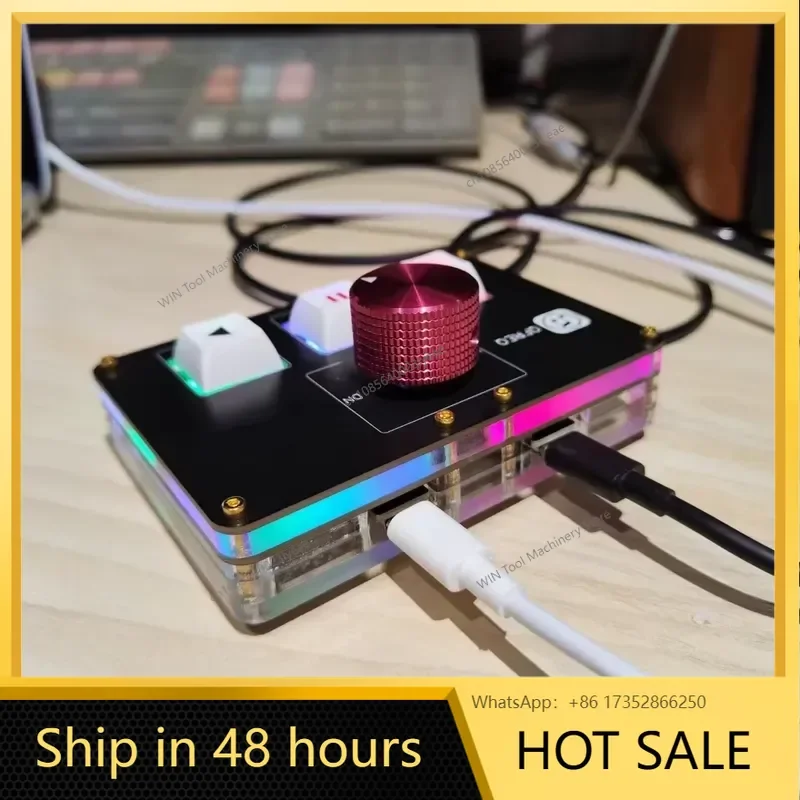 Type-C USB MIDI Media Controller Support QLAB Hirender P1 SSP Custom Software Stage Show Trigger Control Device