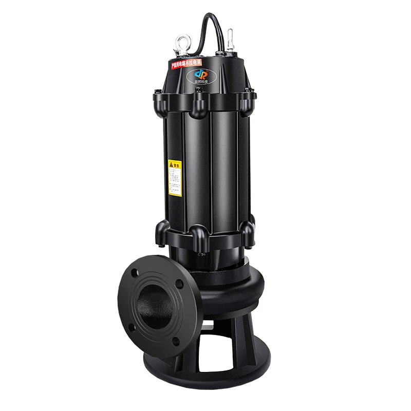 Pompa sommergibile per acque luride ad alto flusso per serbatoio settico Pompa di sollevamento efficiente a testa alta liquami fecali per acqua pulita per il trattamento delle acque reflue