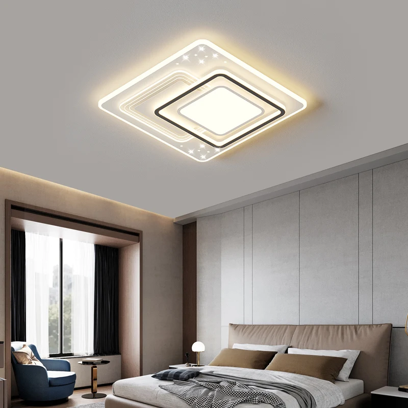 Simple Square Led Bedroom Ceiling Light 2026 New Hotel Guest Room Study Balcony Lamp Modern Home Indoor Decoration Lighting Lamp