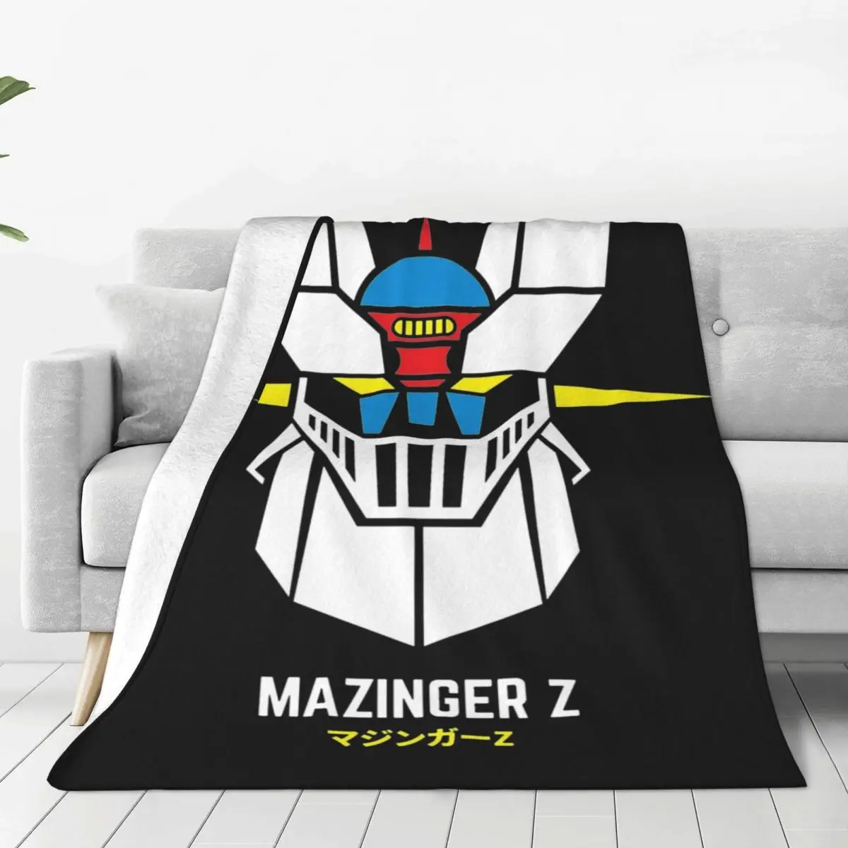 Mazinger Z Color Blankets Flannel Throw Blankets Summer Air Conditioning Personalised Lightweight Bedsprea