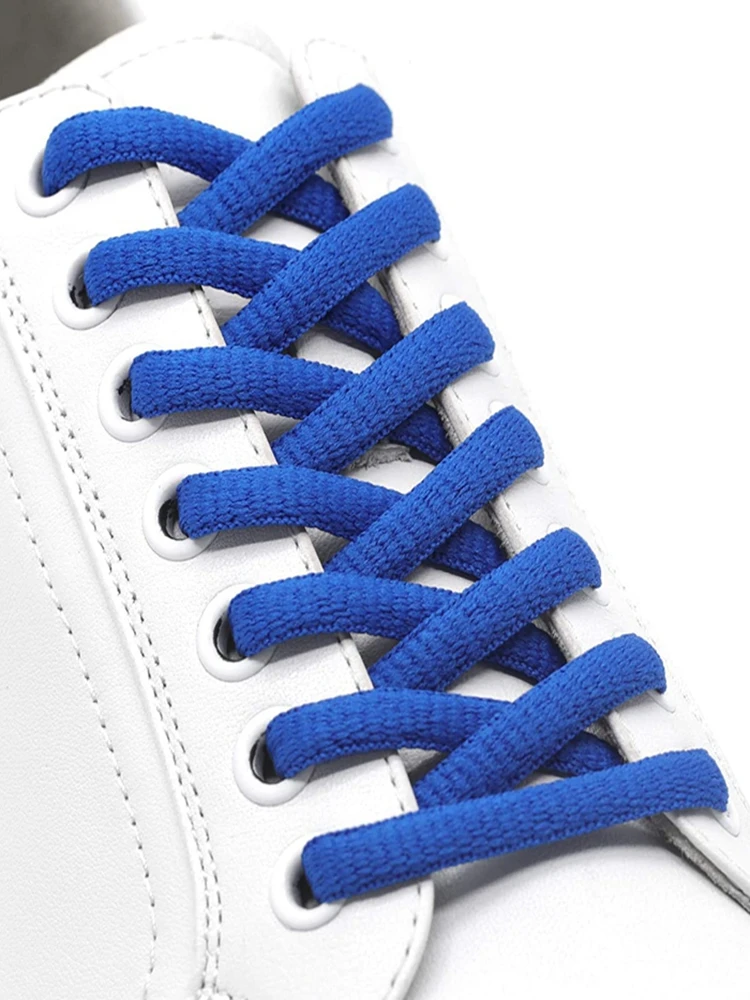 Lacets de chaussures de basket ovales classiques, lacets athlétiques demi-ronds, lacets de baskets de course, lacets de chaussures durables sans décoloration