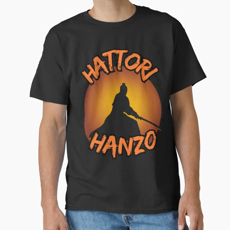 

Trending Cool Hattori Hanzo Graphic Tee Vintage Japan Samurai Sword Kill Bill Movie Gift T Shirt for man large size tops