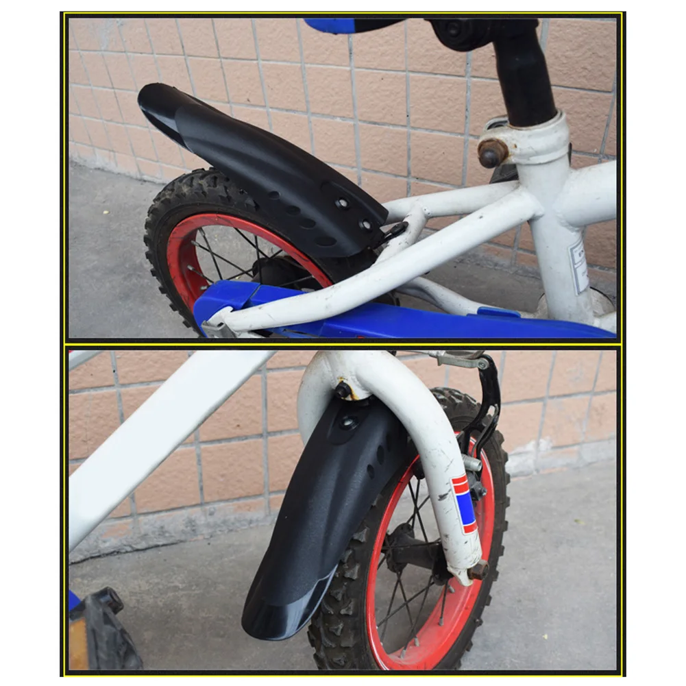 Kinderfahrrad-Schutzbleche vorne und hinten aus PVC-Kunststoff für 12-20 Zoll Kinderfahrräder, gebaut für Langlebigkeit und Schutz vor Schlamm. – Detail 12
