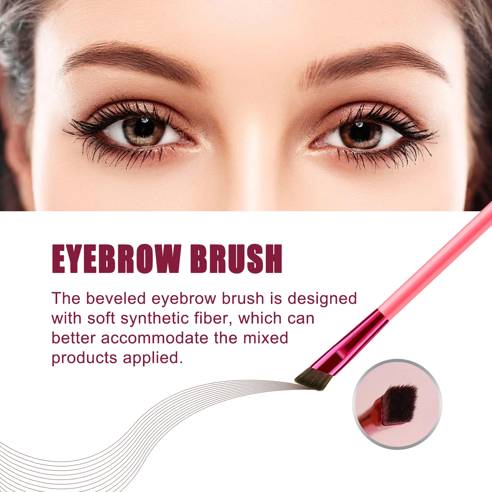 Multi-Function Eyebrow Brush ครีม Brow ยาวนานกันน้ํา Square Eye Brow Shaping ธรรมชาติ Wild Eyebrow Gel แต่งหน้าเครื่องสําอาง