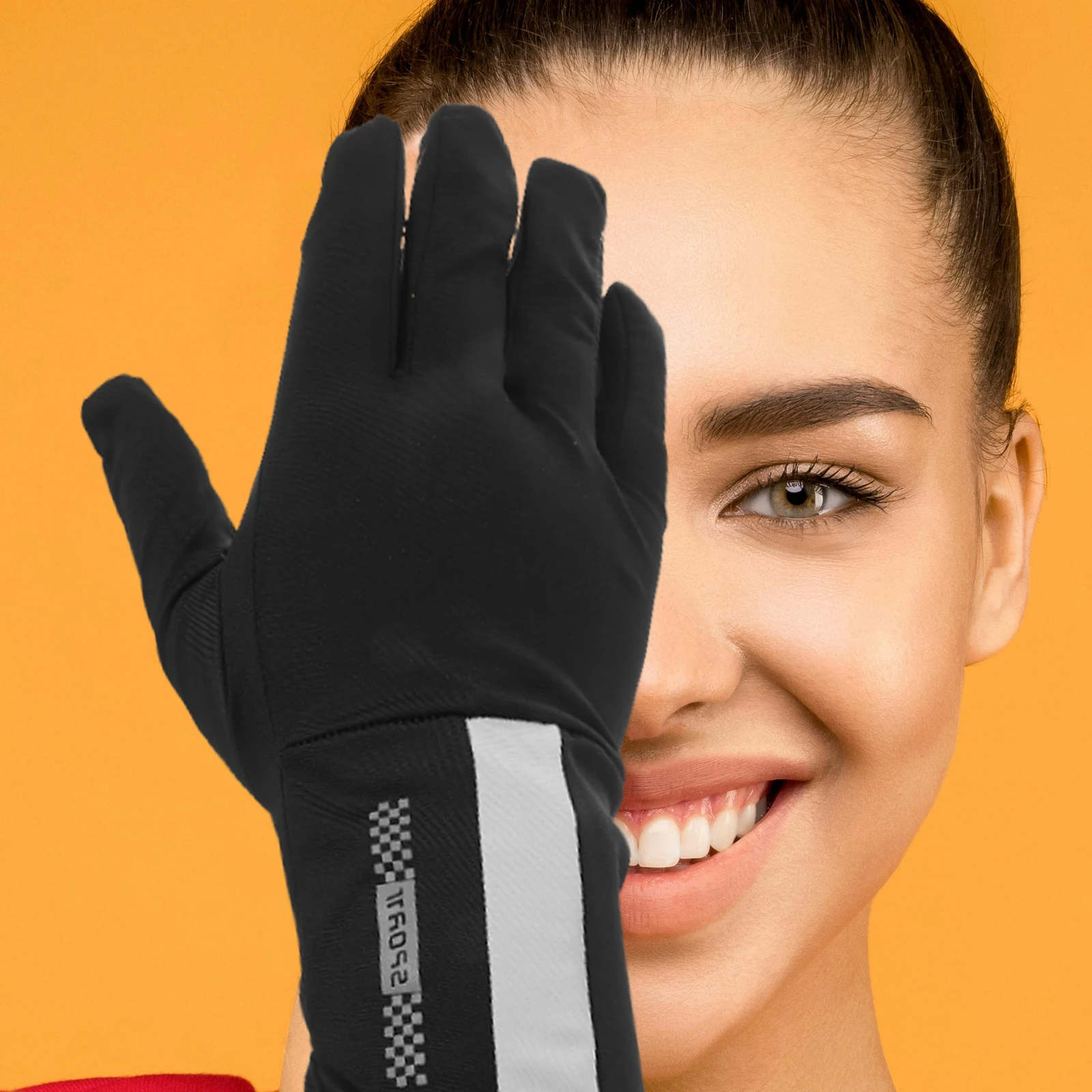 

1pcs 1 Pair Women'S Summer Cycling Gloves Lightweight Breathable Uv Protective Touchscreen Anti Slip Driving Bike Hiking Fishing