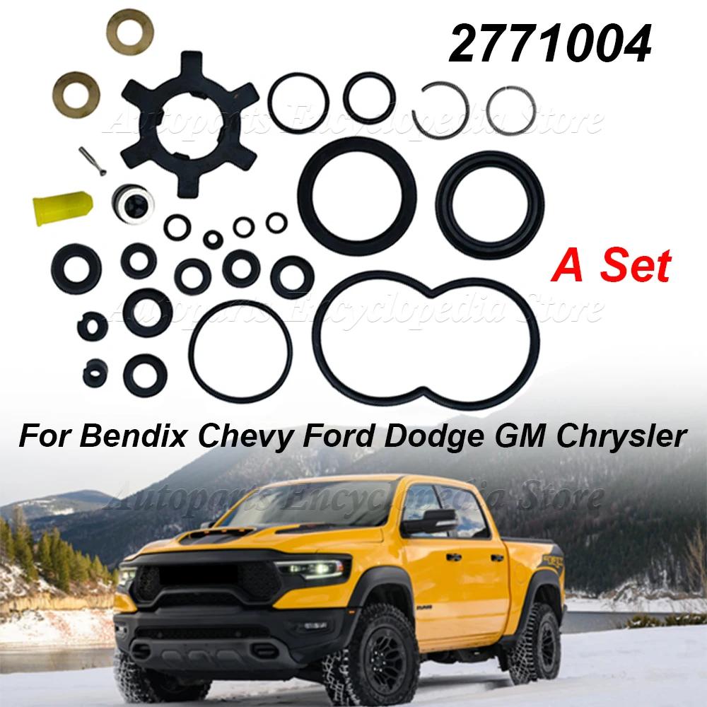 

Подходит для Bendix Chevy Ford Dodge GM Chrysler, автоаксессуары 2771004, комплект автомобильного блока гидроприста, ремонтный комплект, полное уплотнение