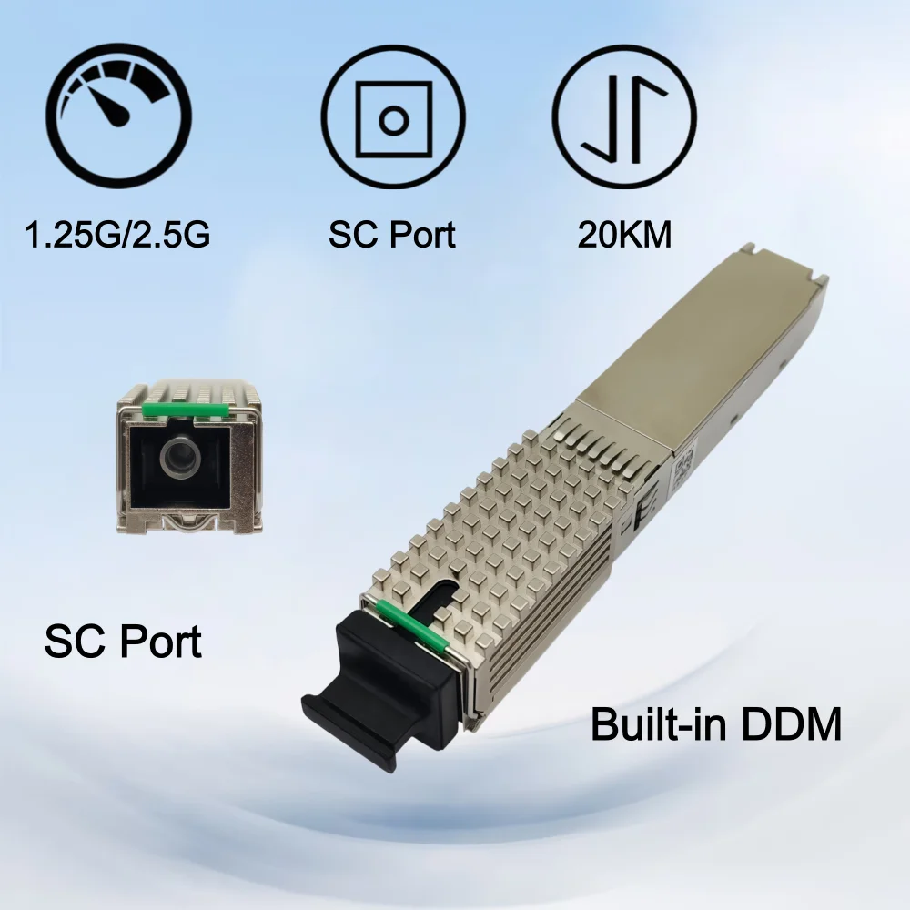 HSGQ/ODI XPON Stick SFP ONU Stick SFP XPON ONU STICK z MAC SC 1310nm/1490nm DDM Moduł Pon Ont 20KM Modem SC/APC ZŁĄCZE — zdjęcie produktu 3