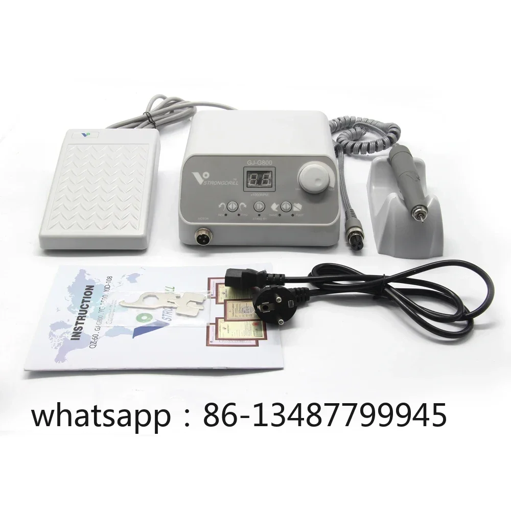 

Powerful drill 50000 RPM brushless nail micromotor GJ-G800 + XM brushless mobile phonenail micromotor