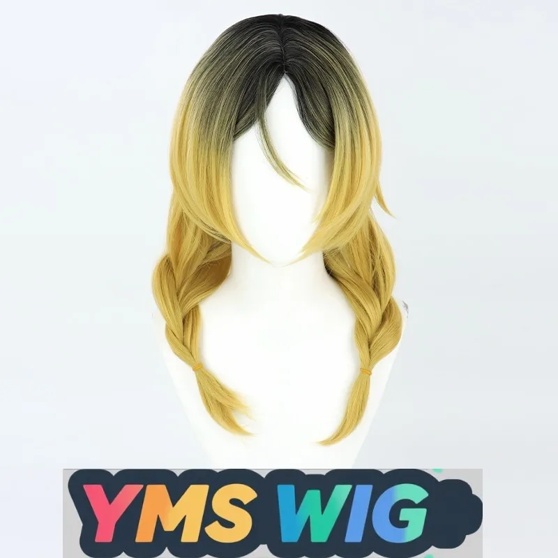 Free Person】Volleyball Boy Long Hair Female Version Kuzui Rinko Cosplay Wig Dyed Silicone Realistic Scalp Sex Change