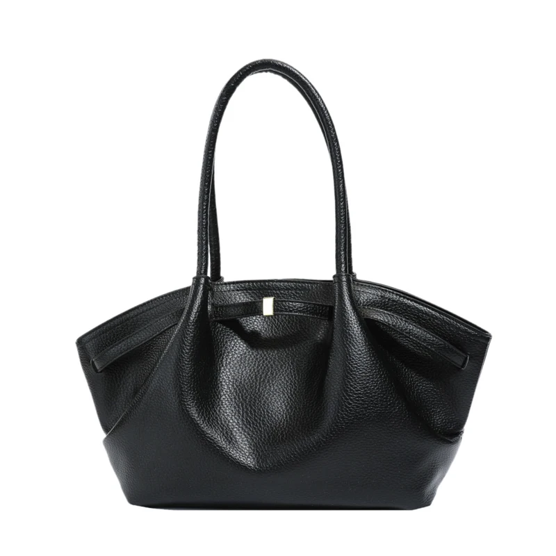 

Fashion Tote Handbag PU Leather Bags for Women Black Large Capacity Shoulder Bag Handle Purse for Travel Shopping Bag Sac A Main