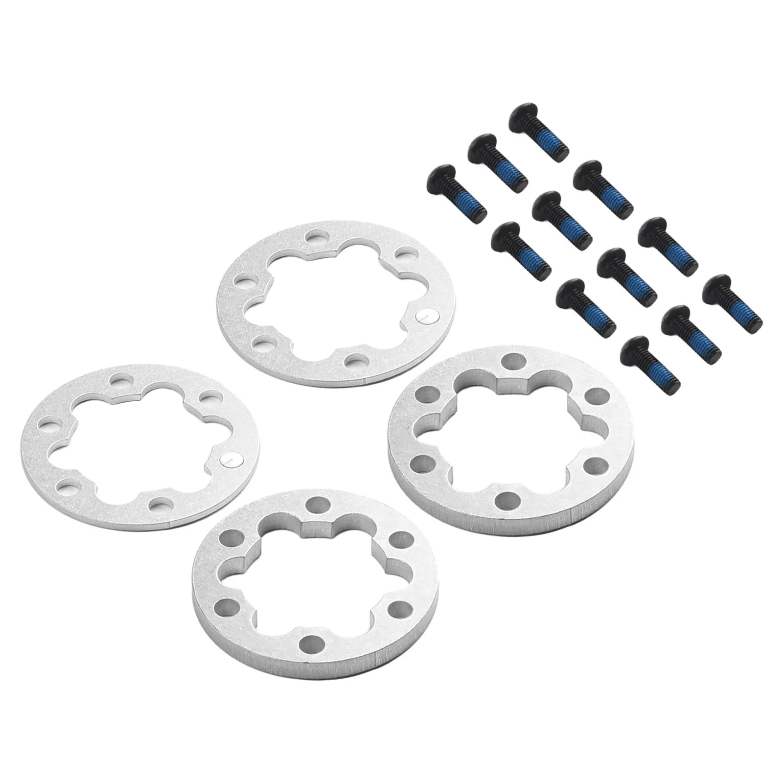 4PCS Electric Scooter Brake Gasket Spacer For 44MM Disc Rotors 6 Holes Disc Washer 2/5mm With 5MM Washer Replacement Parts