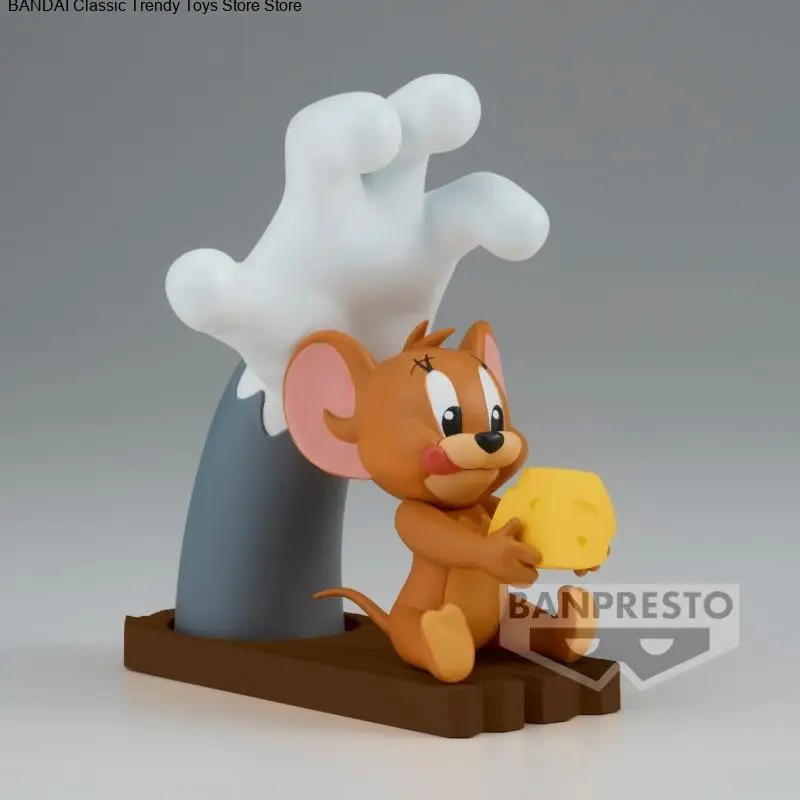 Bandai  Tom and Jerry Anime Figure Action Toys for Boys Girls Kids Christmas Gift Collectible Model Ornaments Genuine Banpresto