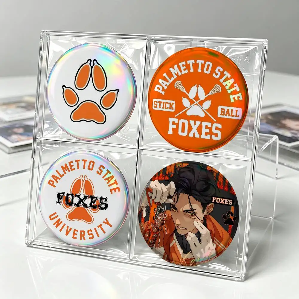 The F-Foxhole logo C-ourt Book New Brooches Soft Button Pin Funny Silly Gnarpy On A Skateboard Meme Badge Gamer Collection Gifts