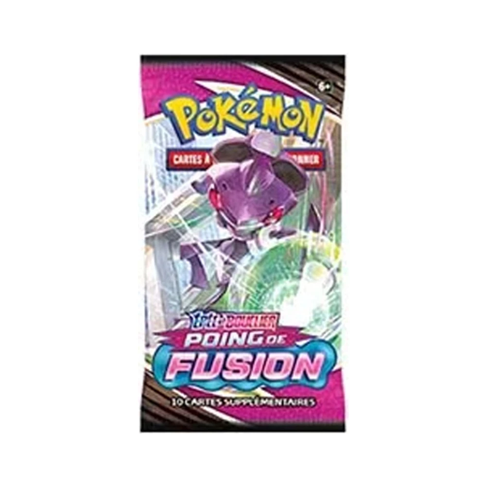 Juego de cartas coleccionables de Pokémon para niños, Cartas coleccionables de batalla, Fusion Strike, versión francesa V MAX, entrenador, 50-200 piezas