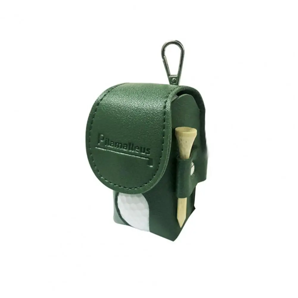 Custodia portatile per palline da Golf con portachiavi pallina da Golf antigraffio marsupio marsupio forniture da Golf porta Golf in pelle