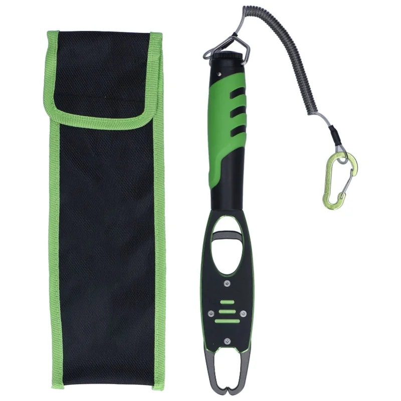 

Aluminium Fishing Lip Grips Portable Fish Gripper With Rubber Handle Fishing Controller
