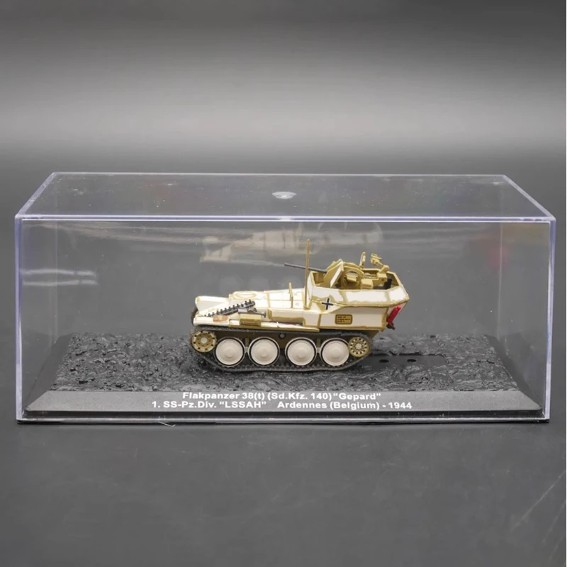 Diecast 1:72 Scale IXO 38(t) Sd.Kfz. 140 German 1944 Tank Alloy Model Finished Simulation Collection Decoration Boy Gift Display