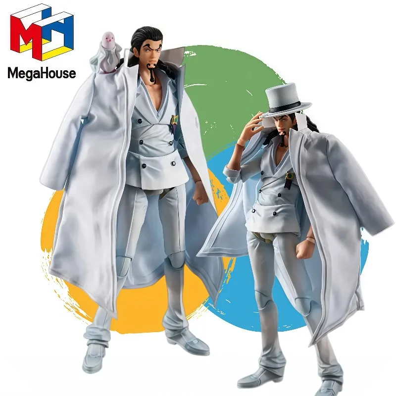 Genuine in stock MegaHouse Variable Action Heroes ONE PIECE Rob Lucci Ver.1.5 Action Figure，Decorate models, collect gifts,
