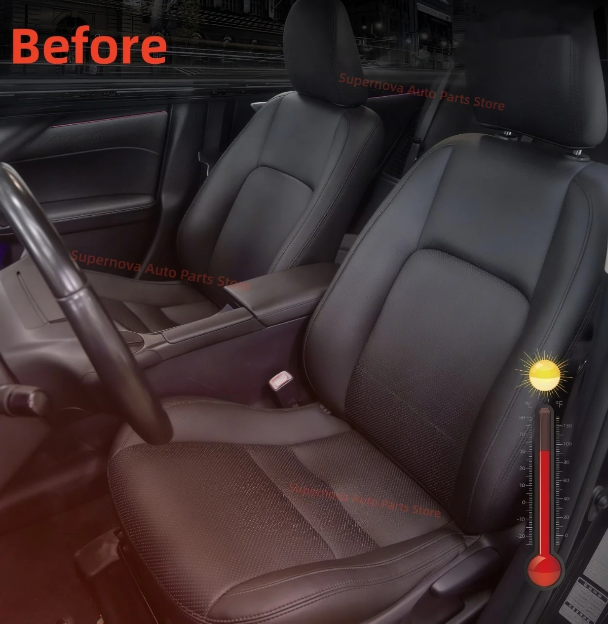 Seat ventilation Fit for Toyota Corolla Levin 2019-2024 Seat Cooling Seat heating  Automobile modification Car interior supplies