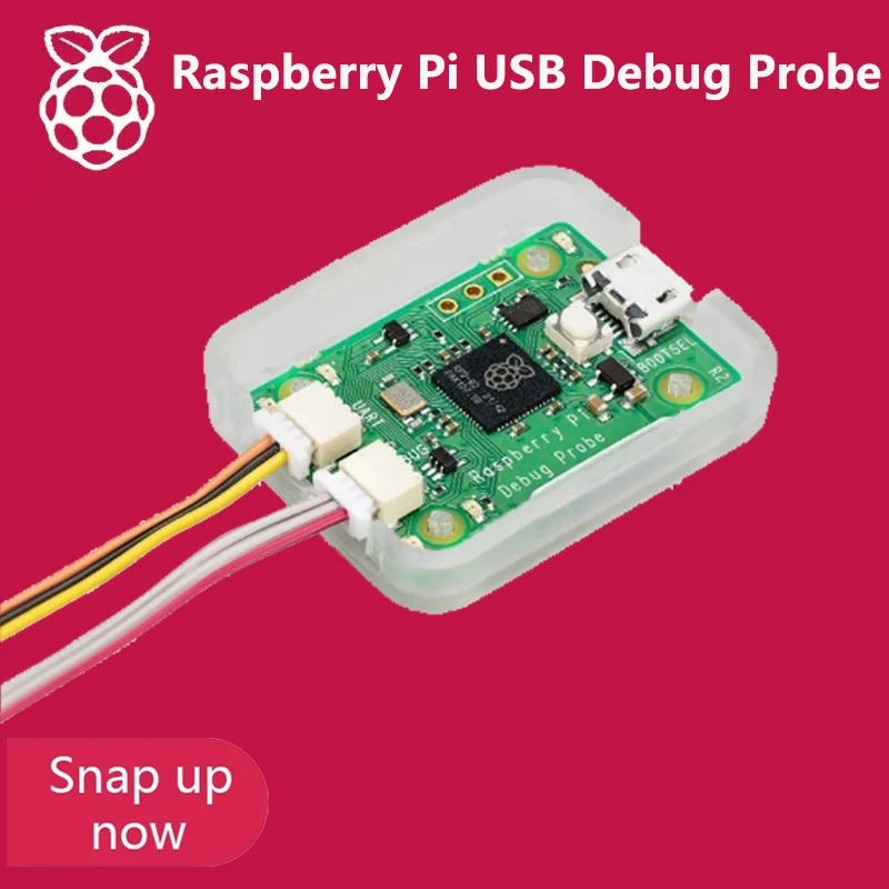 

Raspberry Pi Original USB Debug Probe, Hardware debug kit designed for Pico, Based on RP2040 Microcontroller