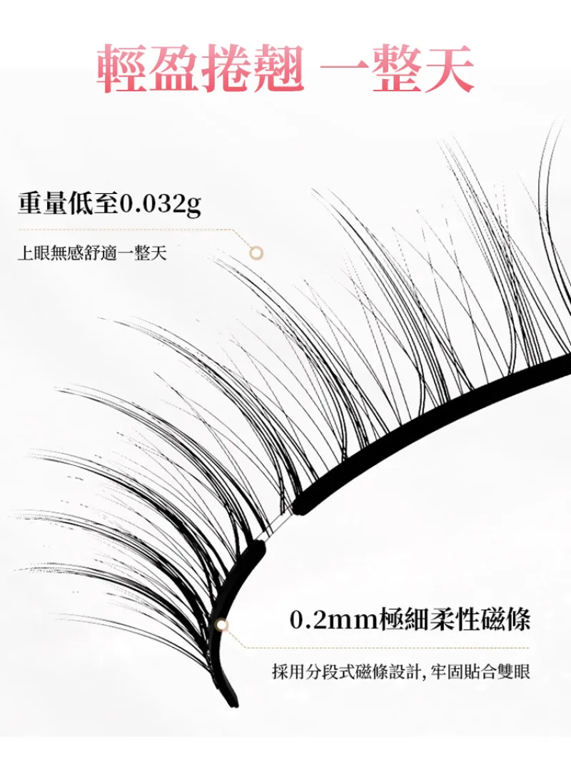 Sterke magnetische natuurlijke dikke magnetische valse wimpers