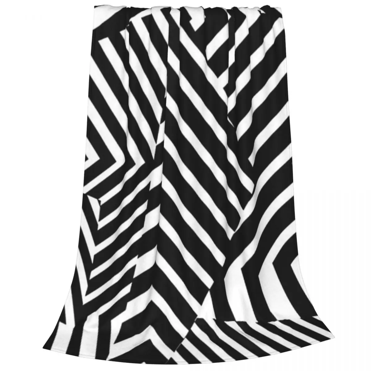 Dazzle Camouflage Blanket Flange Textile Decor Portable Super Soft Throw Blankets for Home Office Plush Thin Quilt