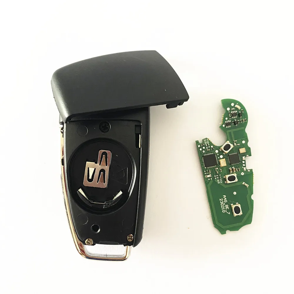 Car Remote Control Key For Audi Q7 2007 2008 2009 2010 2011 2012 PN 8E0837220AF 868/433 Mhz 8E Chip Auto Smart Flip Key