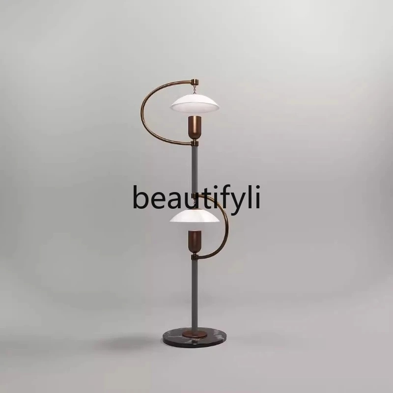 

Simple modern marble floor lamp design exhibition hall clubhouse hotel sofa decorative floor lamp