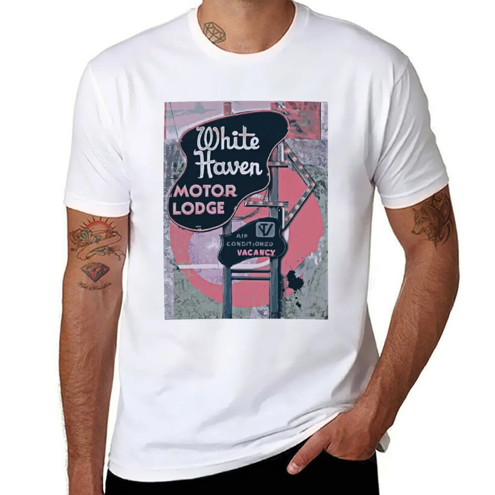 

WhiteHavenMotorLodge T-Shirt mens graphic t shirts t shirt man plain