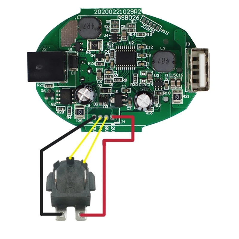 Componente adattatore N12 convertitore caricabatterie SKD per M12 12V 10.8V batteria al litio dispositivo USB alimentatore per telefono cellulare fai da te