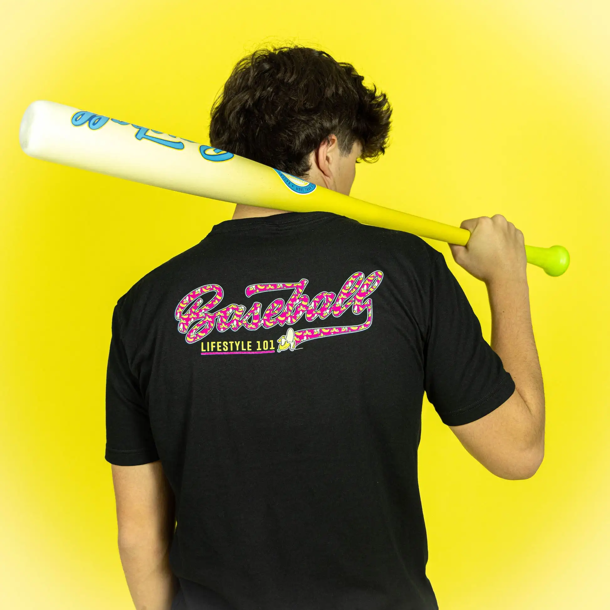 

Banana Youth Baseball Lifestyle Sports T-shirt with 3D Printed Patterns, Outdoor Sports Breathable and Quick-Drying Top