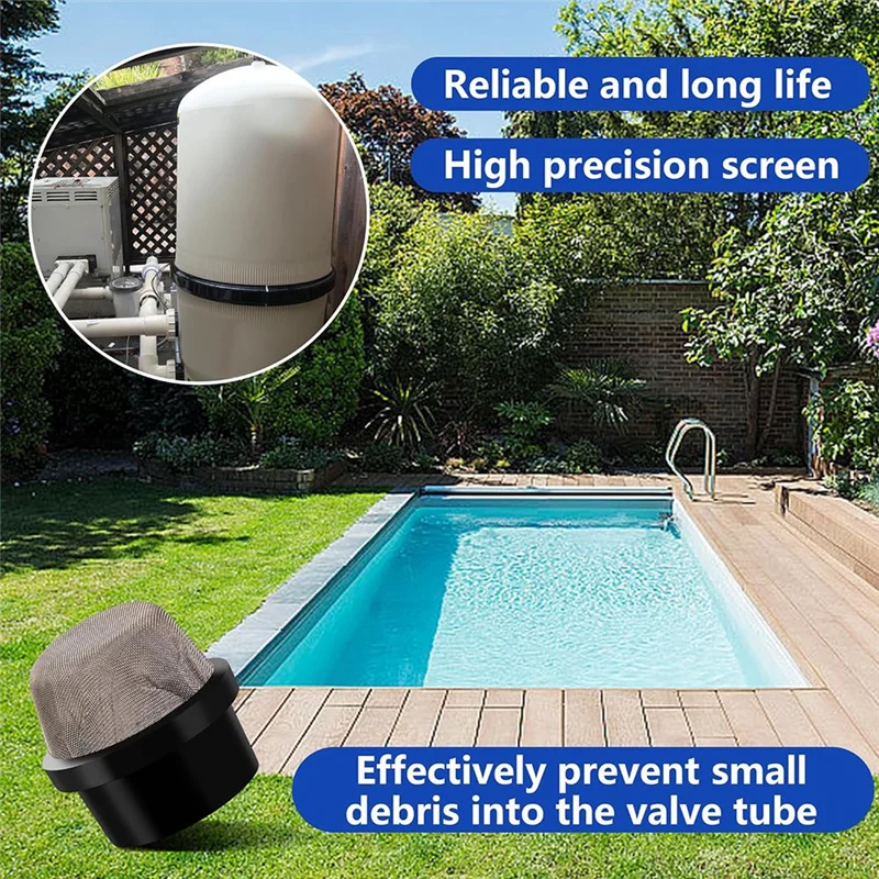 ดี-6 ชิ้น 190106 Z Air Bleeder Screen Cap สแตนเลสสตีลกรองหน้าจออะไหล่-Air Valve Strainer Cap