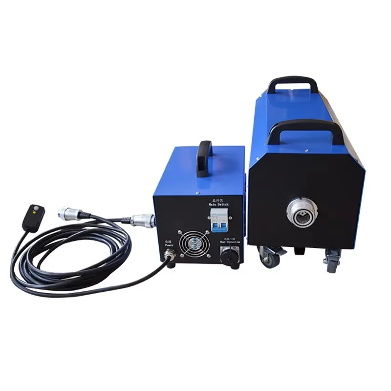 High Speed Rotating Flexible Shaft Cable Condenser Tube Cleaning Machine