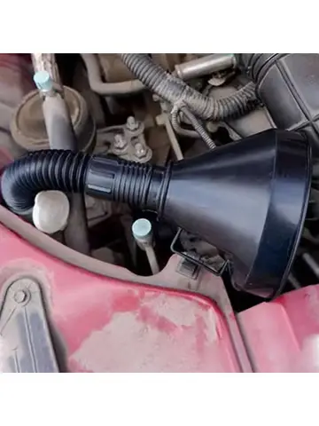 Car Motorcycle Truck Engine Funnel -With Filter&Strainer Refueling,Plus Extension Pipe Hose,Essential Filling Tool