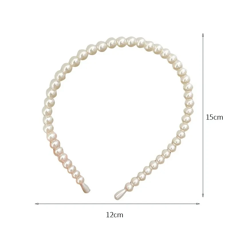 Fashion Full Pearl Headbands for Women Elegant Simple Hair Bands Sweet Hair Hoop Bezel Hairband Girls Hair Accessories Headdress