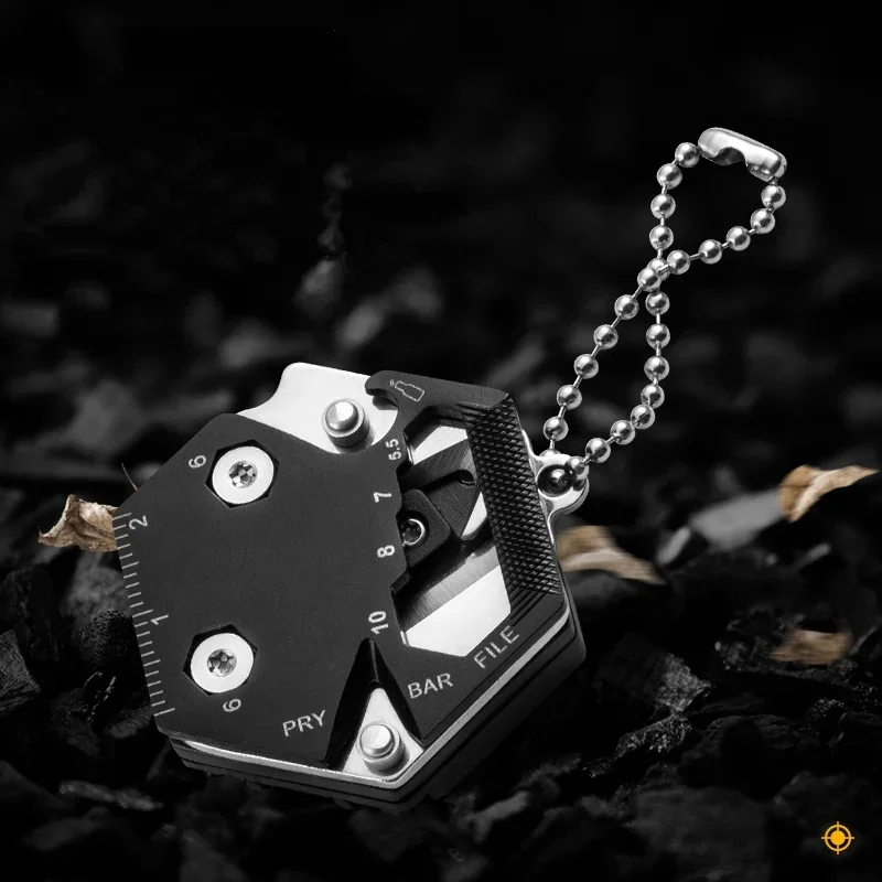 Multifunctional Detachable Pocket Knife Portable EDC Tool with Replaceable Bits for Outdoor Survival Camping Daily Use