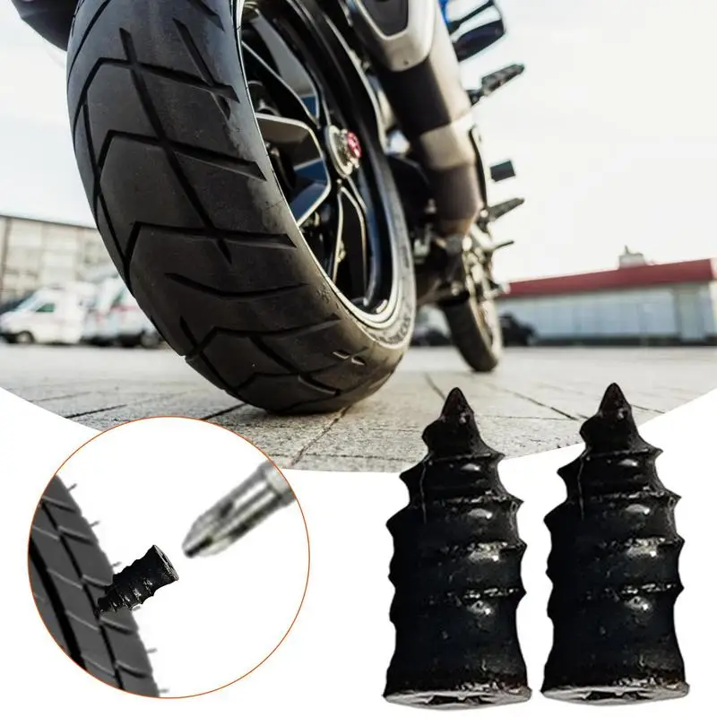 

Quick Puncture Repair Kit Fix Car & Electric Bike Tires with Rubber Plugs & Screws Repair for Quick Puncture Repair Tool