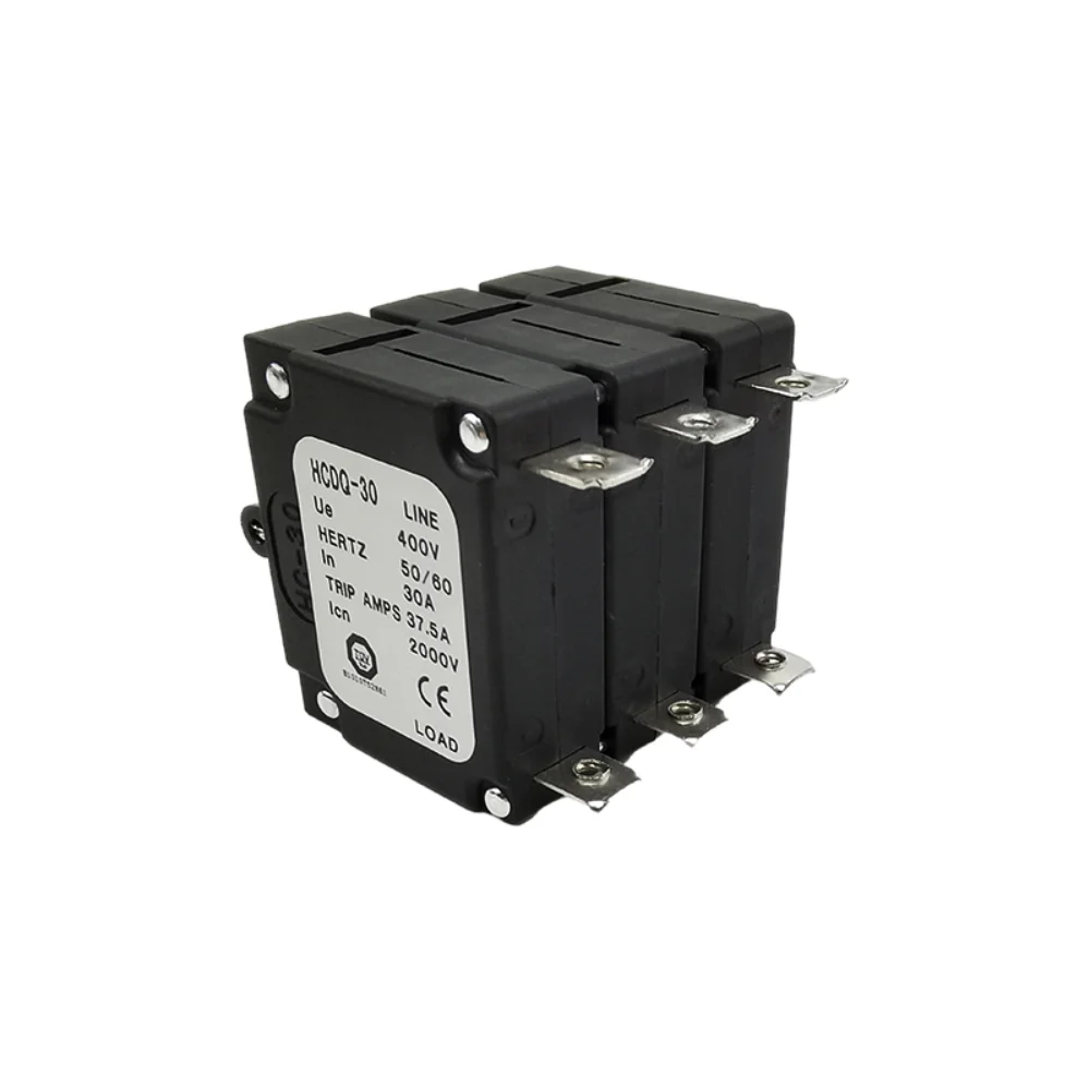 For Gasoline Generator Accessories 11A-34a Circuit Breaker 2KW 6.5kw 8 Three-phase Circuit Breaker Air Switch 2-3KW 5KW 10A13A23