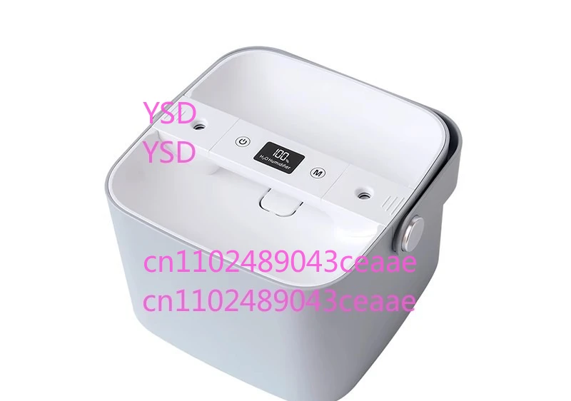 

Silent Wireless Humidifier (Small Mini USB Rechargeable, Portable for Office Desktop/Home, with Empty Mist Spray & Night Light)