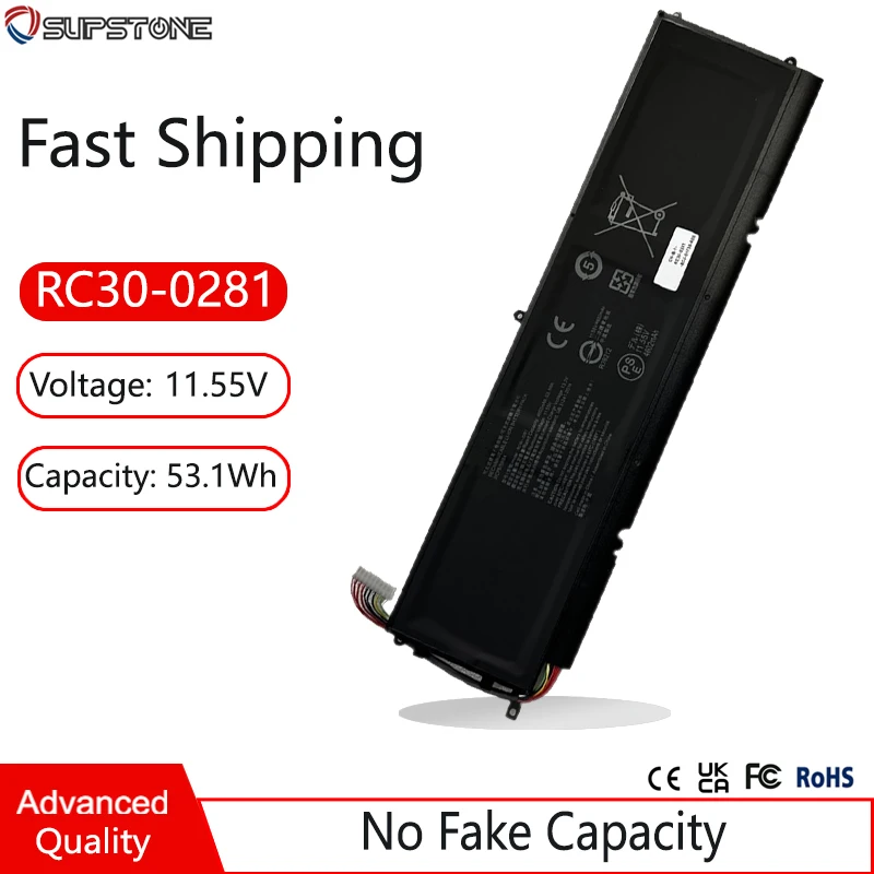 RC30-0281 Laptop Battery For Razer BLADE STEALTH 13 2020 RZ09-0281 RZ09-0310 RZ09-0327 RZ09-03272E12 RZ09-02812E71 3ICP6/59/84
