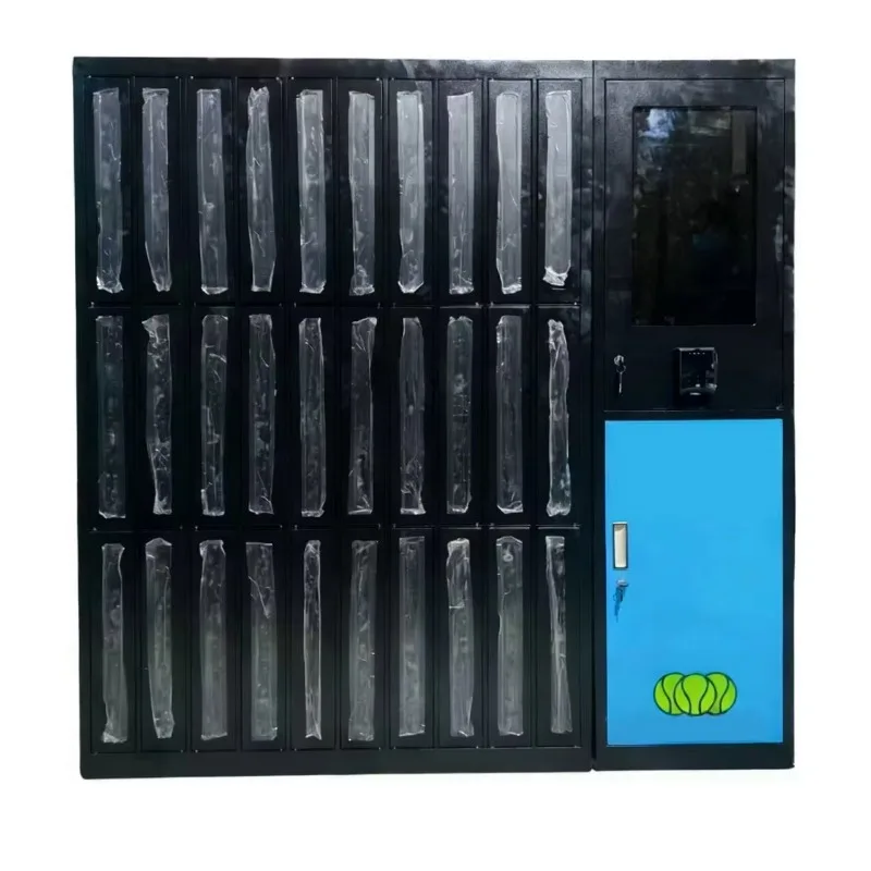 

Умные шкафчики для совместного использования и аренды спортивного инвентаря: теннисные ракетки и другое оборудование для фитнес-клубов