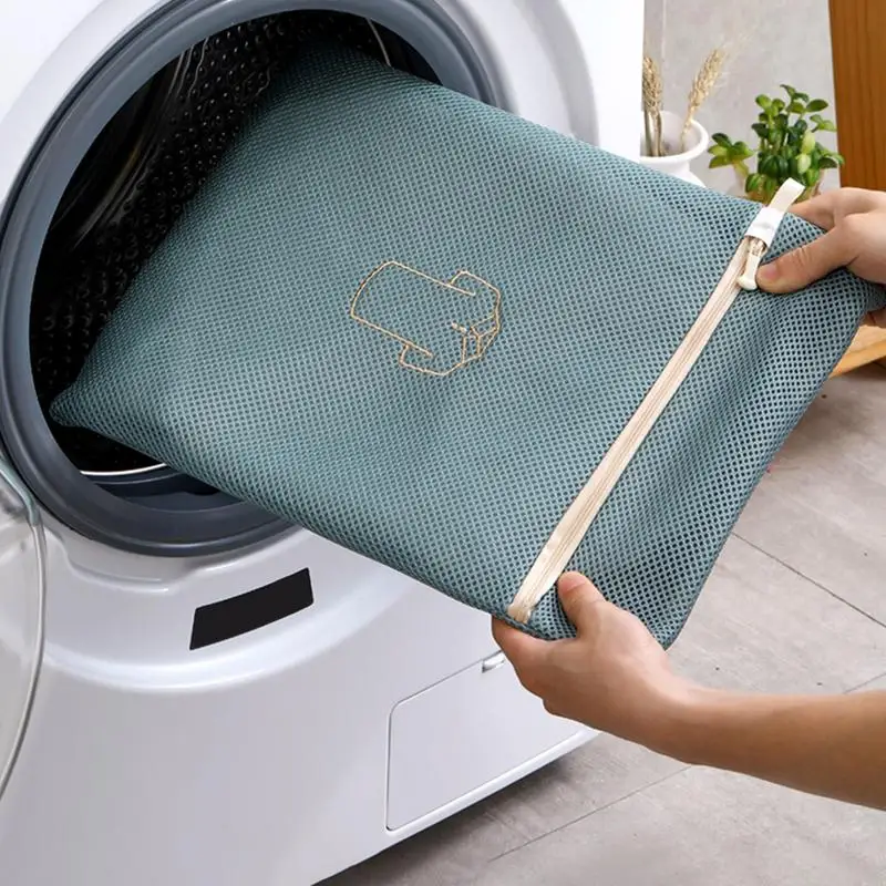 Embroidery Laundry Bag Washing Machine Bag Clothes Organizer