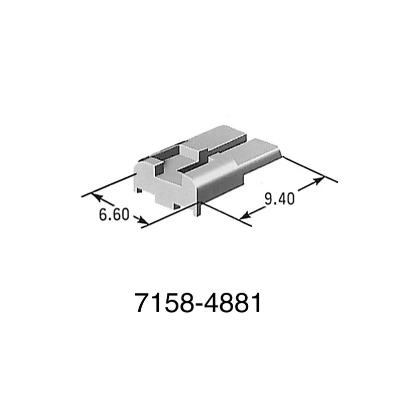 Genuine 7183-7770-40/7158-4881 Housing,Plastic Shell Plug Socket Connector-Genuine Original Equipment Manufacturer (OEM)