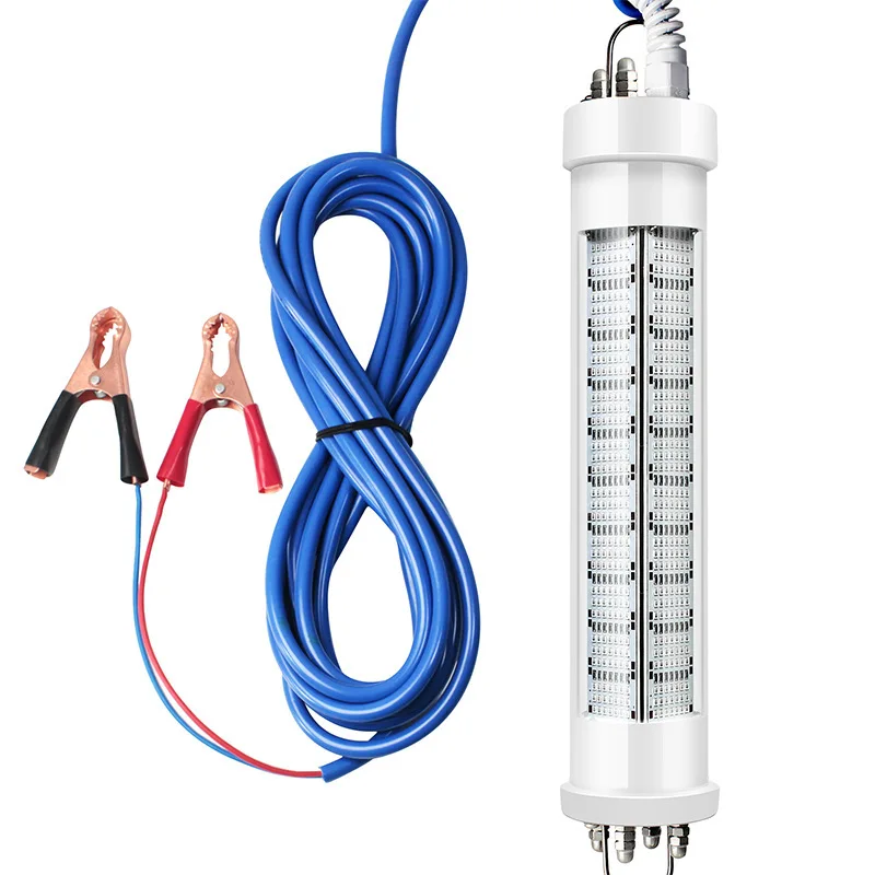 

Marine 200W 300W 12V 24V Underwater Fishing Lamp Deep Drop Fishing Lights Fish Lure Lamp Green White Blue