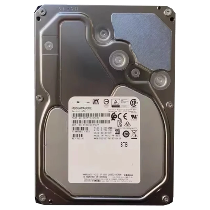 

8T Hard Drive MG06ACA800E Ultra Fusion 8TB Mechanical Hard Drive SATA Enterprise Grade 7200 RPM