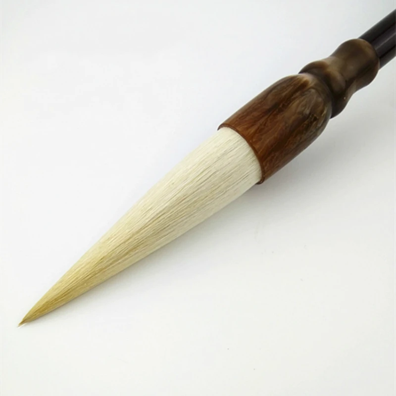 Woolen Writing Brush Oversized Hopper-shaped Brush Chinese Traditional Painting Calligraphy Writing Couplets Calligraphy Brushes