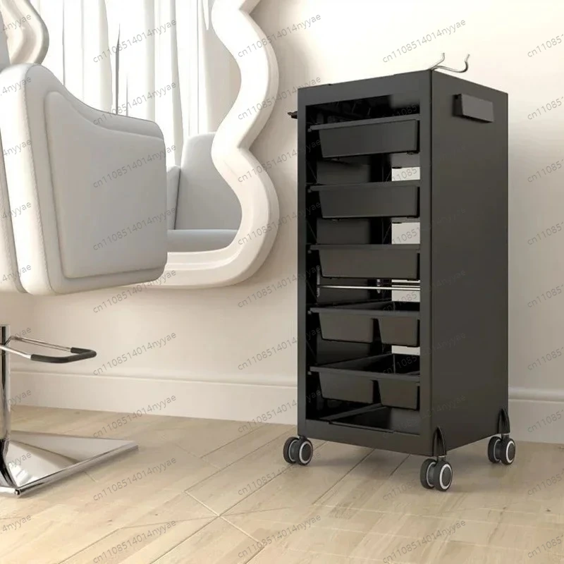 Ultimate Salon Trolley Cart for Stylists 6 Removable Drawers Tool Holder with Lockable Wheels for Beauty SPA Barber