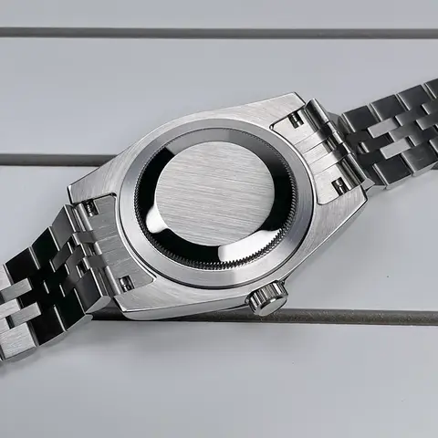 रोज़ गोल्ड 40 मिमी वॉच केस ब्रेसलेट नीलम ग्लास Seiko NH35 NH36/34 NH38 मूवमेंट वॉच एक्सेसरीज़ 29.8 मिमी डायल मॉड नॉटिलस के लिए 10 best sales सेको मॉड केस - №4